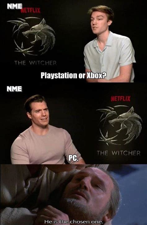 henry cavill xbox or playstation meme